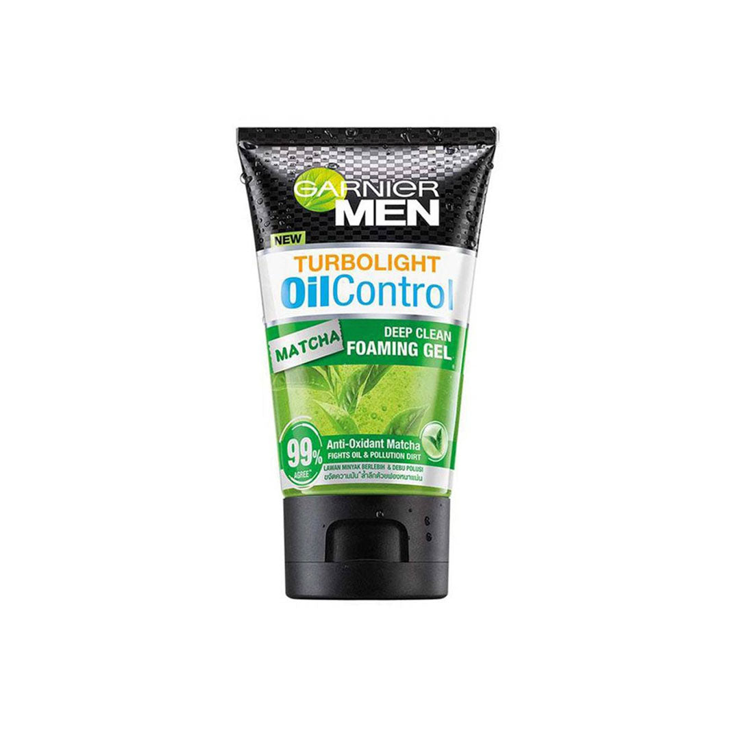 Garnier Men Oil Control Matcha Foaming Gel Wash 100ml
