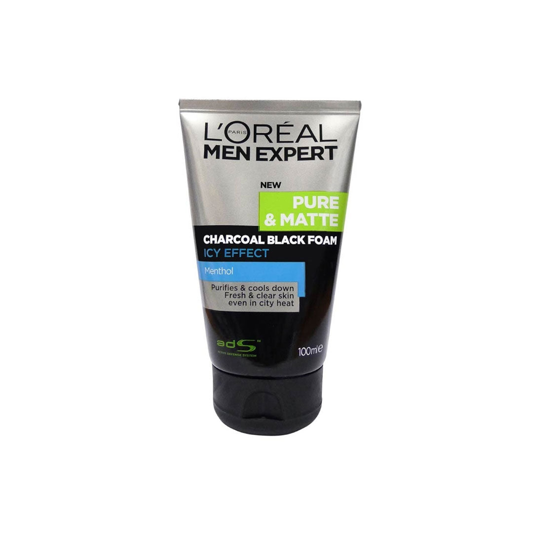 L'Oréal Men Pure & Matte Charcoal Foam 100ml